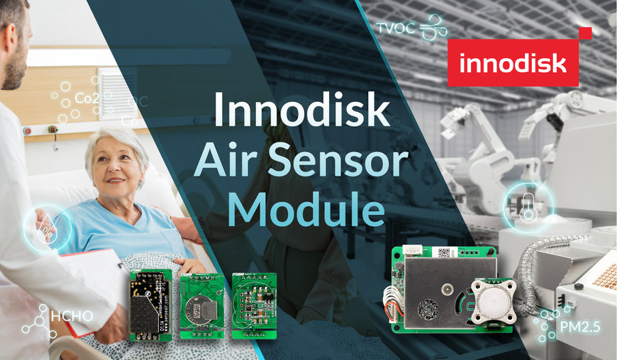Innodisk presenta su nuevo sensor de calidad de aire para dar valor añadido a aplicaciones Edge AI 